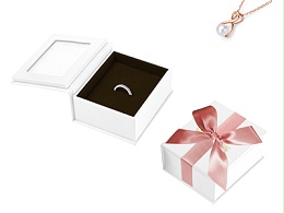 Jewellery box with ribbon